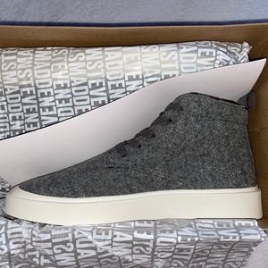 Steve Madden Grey Men's High Top Sneaker NEW